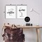 Stupell Industries Simple Coffee Wine Drawing 2 pc Framed Giclee Wall Art Set Design by Martina Pavlova